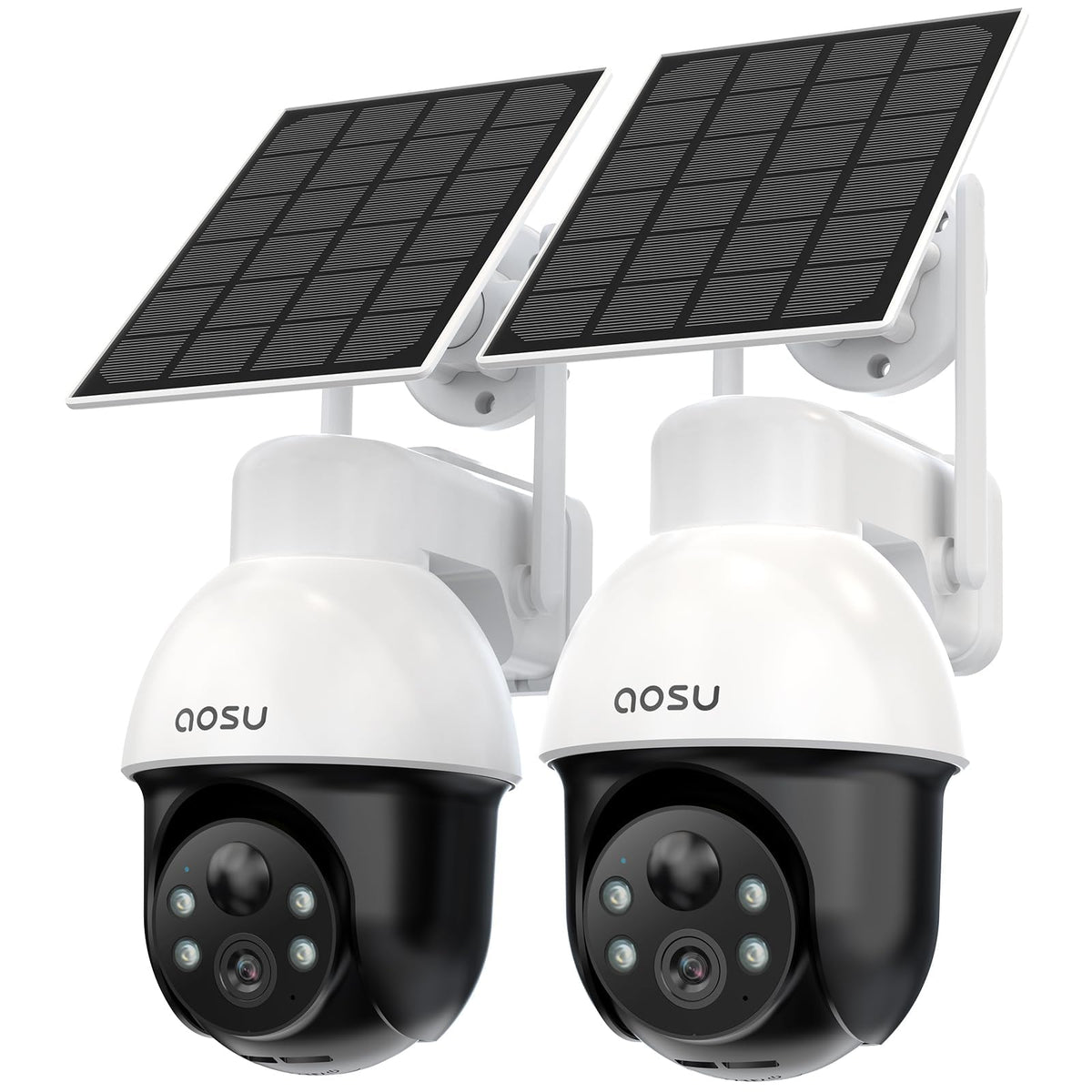 AOSU 3K 5MP Solar Security Camera front angle | Smaronics
