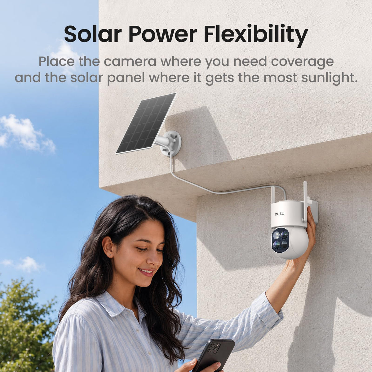 AOSU T2 Dual-Lens 3K Security Camera image 9