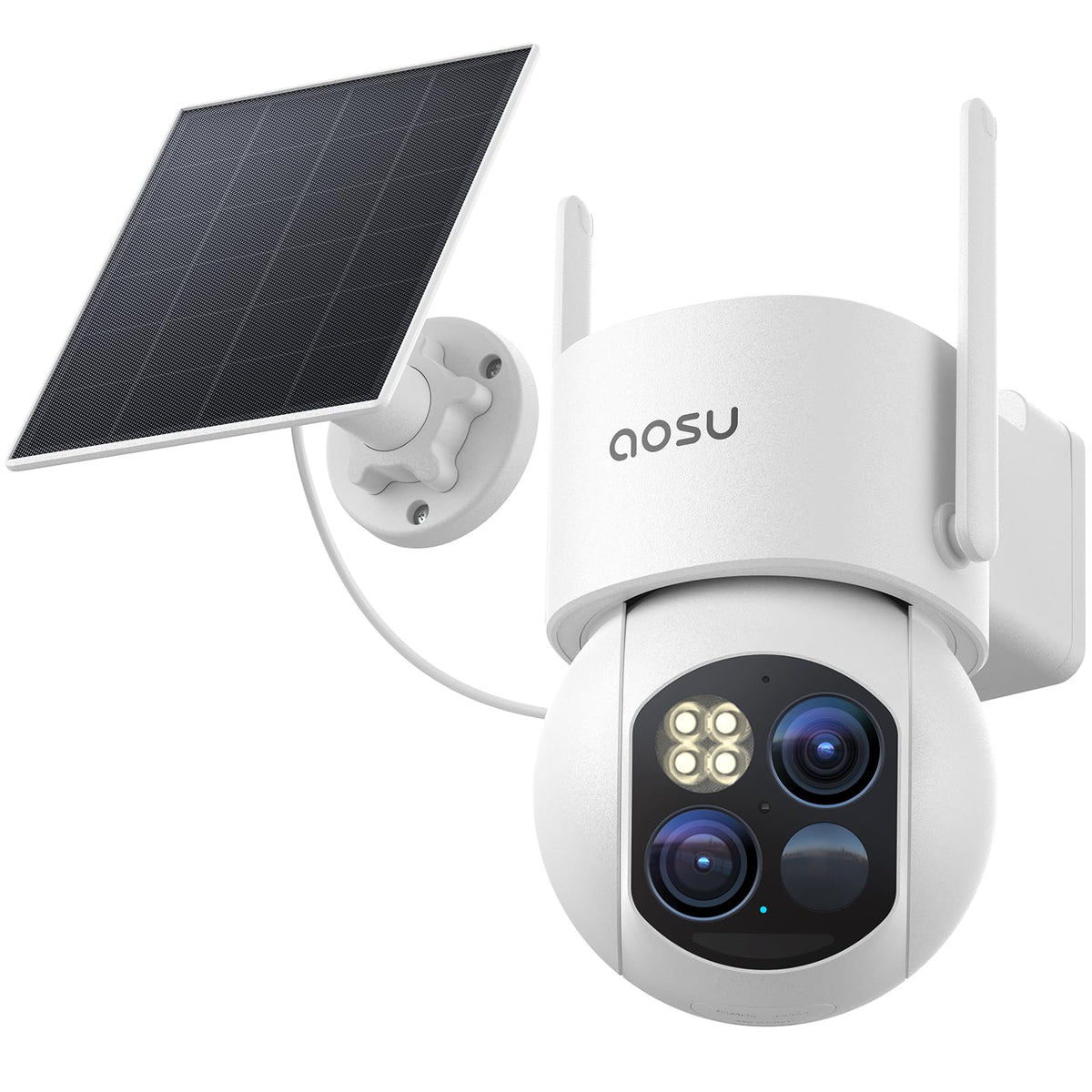 AOSU T2 Dual-Lens 3K Security Camera front angle | Smaronics