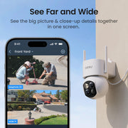 AOSU T2 Dual-Lens 3K Security Camera side profile | Smaronics