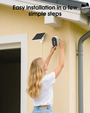 Arcctv Solar Security Camera 4MP feature close up view | Smaronics