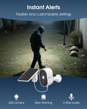 Arcctv Solar Security Camera 4MP package contents view | Smaronics