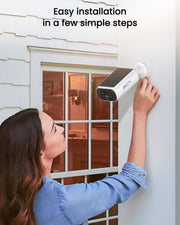 Arcctv Solar Security Camera Kit clip and build detail | Smaronics