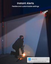 Arcctv Solar Security Camera Kit package contents view | Smaronics