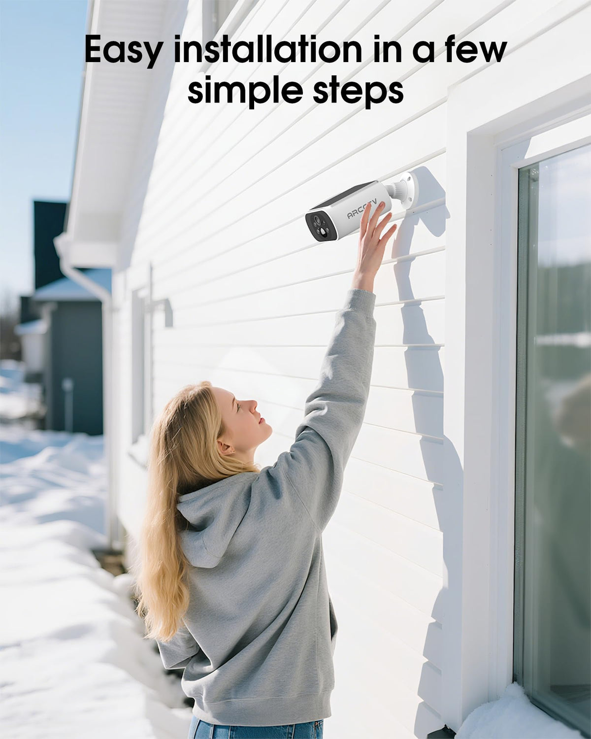 Arcctv Solar Security Camera Outdoor image 4
