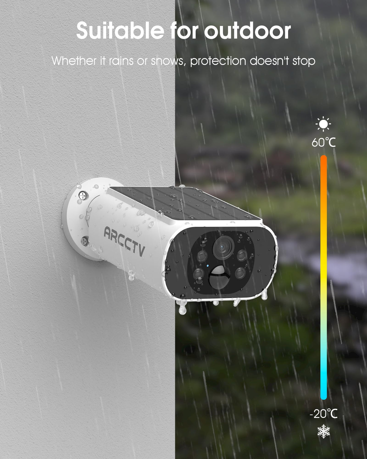 Arcctv Solar Security Camera Outdoor image 6