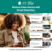 arlo essential outdoor pan tilt camera feature close up view | Smaroni