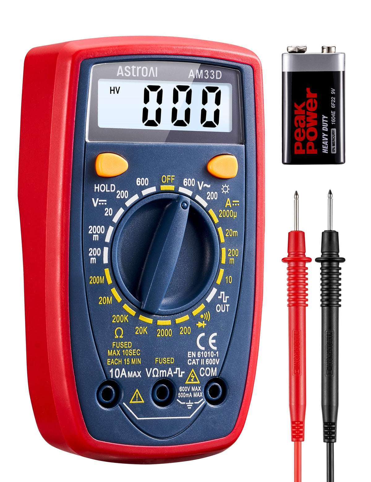 AstroAI Digital Multimeter Tester 2000 Counts image 7