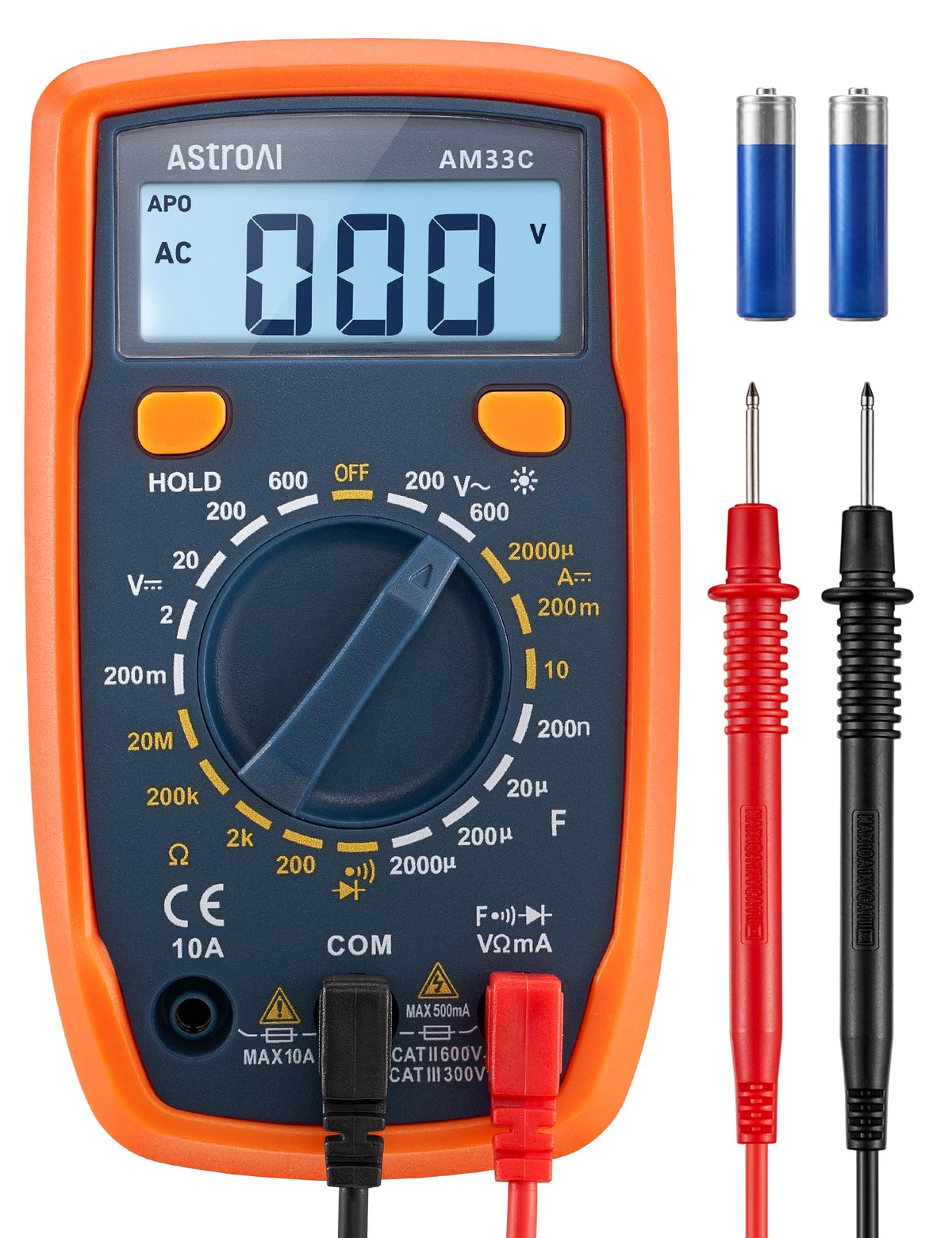 AstroAI Digital Multimeter Tester 2000 Counts image 9