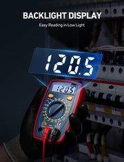 astroai digital multimeter tester 2000 counts feature close up view |