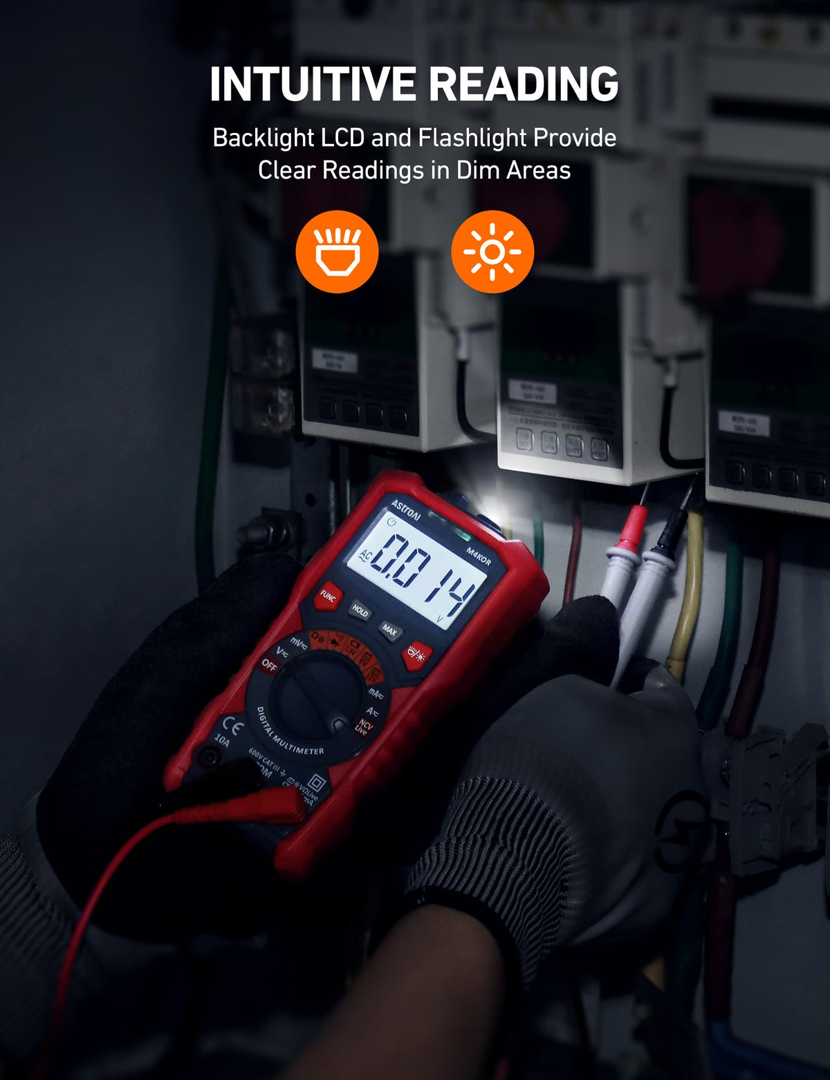 AstroAI Digital Multimeter, TRMS 4000 Counts image 6