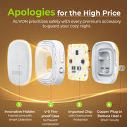AUVON Backlit Night Light 4 Packs package contents view | Smaronics