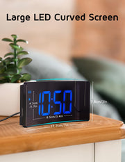 bedside digital alarm clock clip and build detail | Smaronics