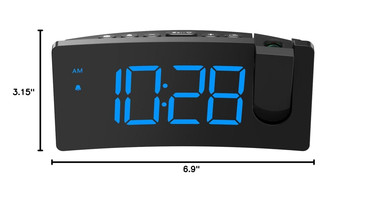 bedside digital alarm clock real usage product view | Smaronics
