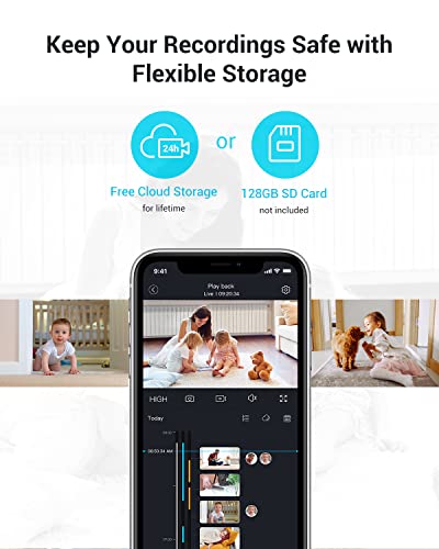 Blurams 2K Indoor Camera with PTZ & Night Vision image 7