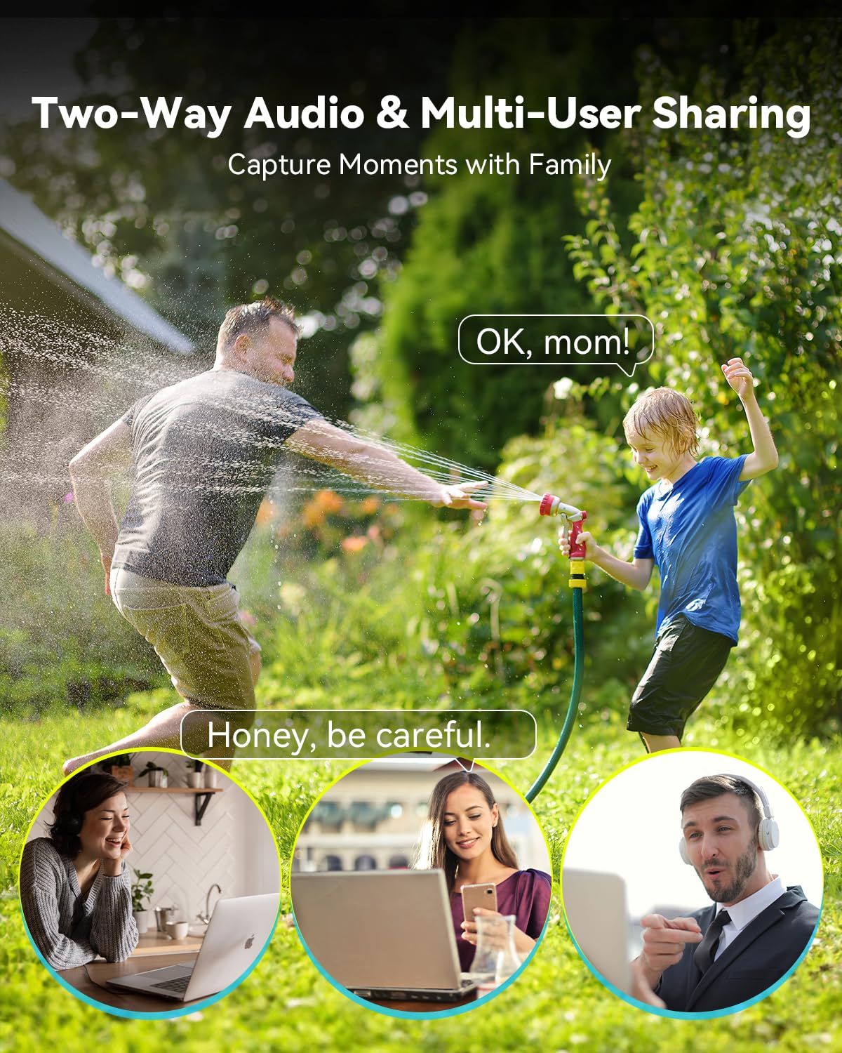 blurams 2pack security cameras outdoor wired clip and build detail | S