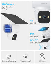 blurams 4k ultra security camera rear design product view | Smaronics