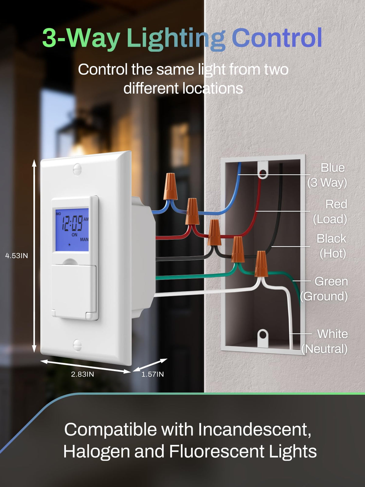 BN-LINK 7 Day Programmable Timer Switch for Lights, Fans image 9
