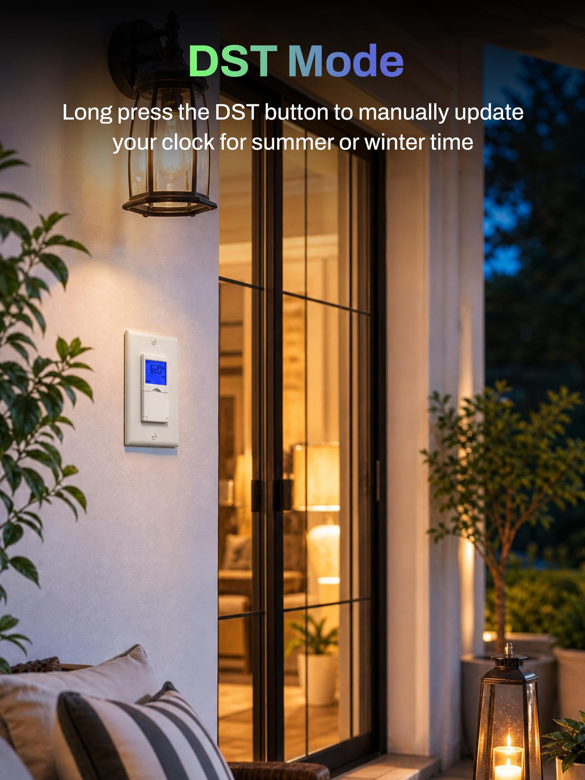 bn link 7 day programmable timer switch for lights fans clip and build