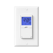 bn link 7 day programmable timer switch for lights fans front angle pr