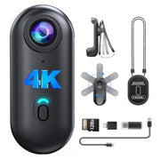 Boblov 4K Mini Body Camera front angle | Smaronics