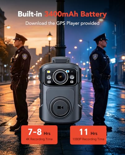 BOBLOV B4K5 4K Body Camera feature close up view | Smaronics