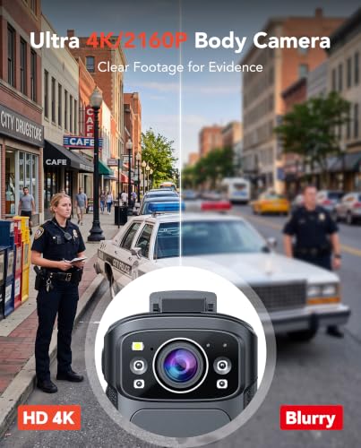BOBLOV B4K5 4K Body Camera rear design | Smaronics