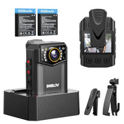 boblov body camera 4k b4k6 front angle product view | Smaronics