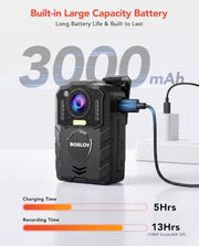 BOBLOV KJ25 1080P Body Camera side profile | Smaronics
