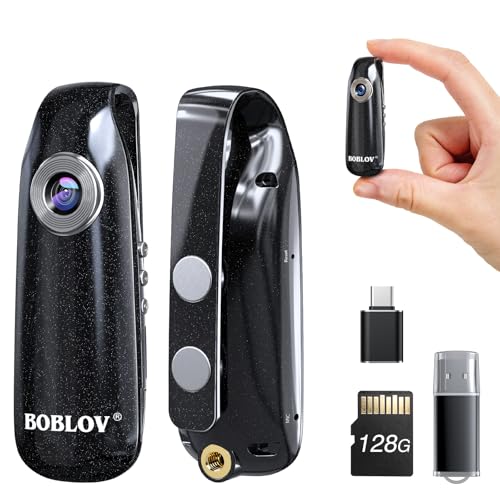 BOBLOV Mini Body Camera with Video front angle | Smaronics