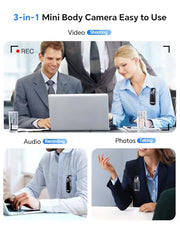 BOBLOV Mini Body Camera with Video side profile | Smaronics