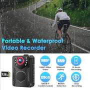 Body Camera with Audio and Video Recording rear design | Smaronics