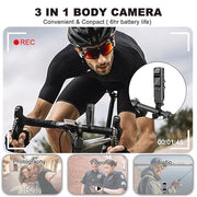 Body Camera with Audio and Video Recording side profile | Smaronics