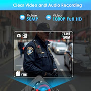 Body Camera with Audio and Video Recording side profile | Smaronics