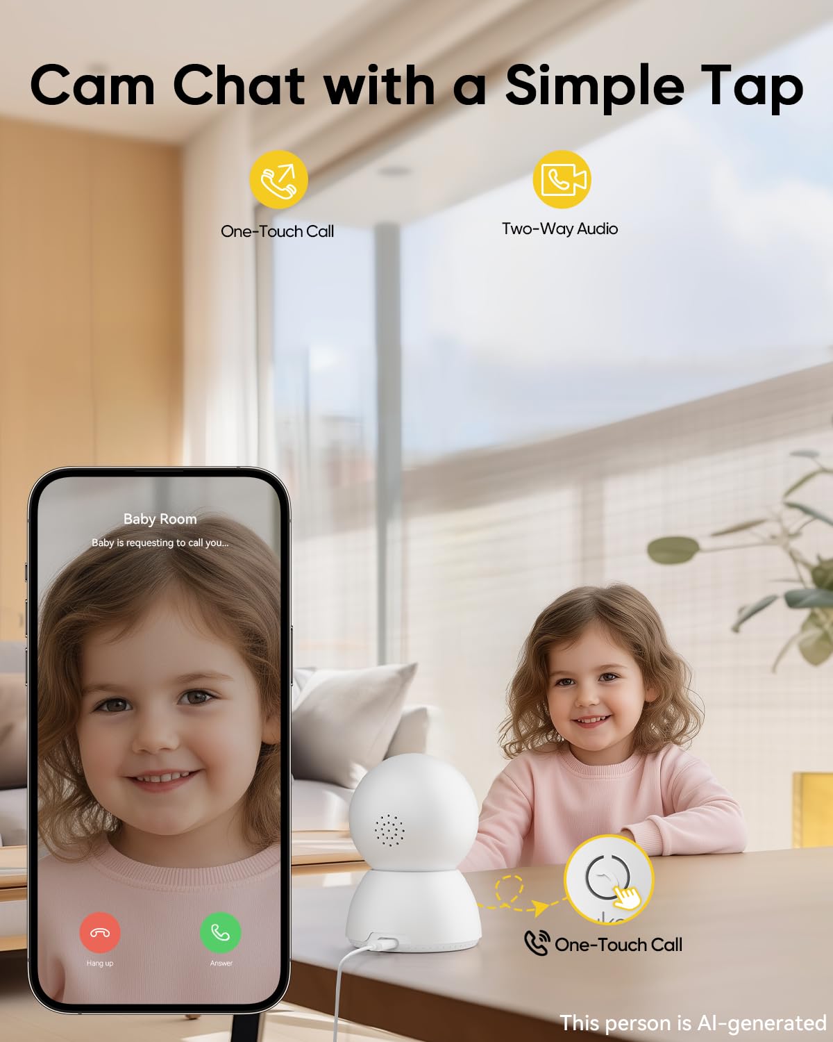 boykeep 2k cameras for home security 2 pack indoor camera clip and bui