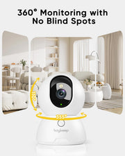 boykeep 2k cameras for home security 2 pack indoor camera feature clos