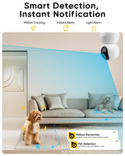boykeep 2k cameras for home security 2 pack indoor camera package cont