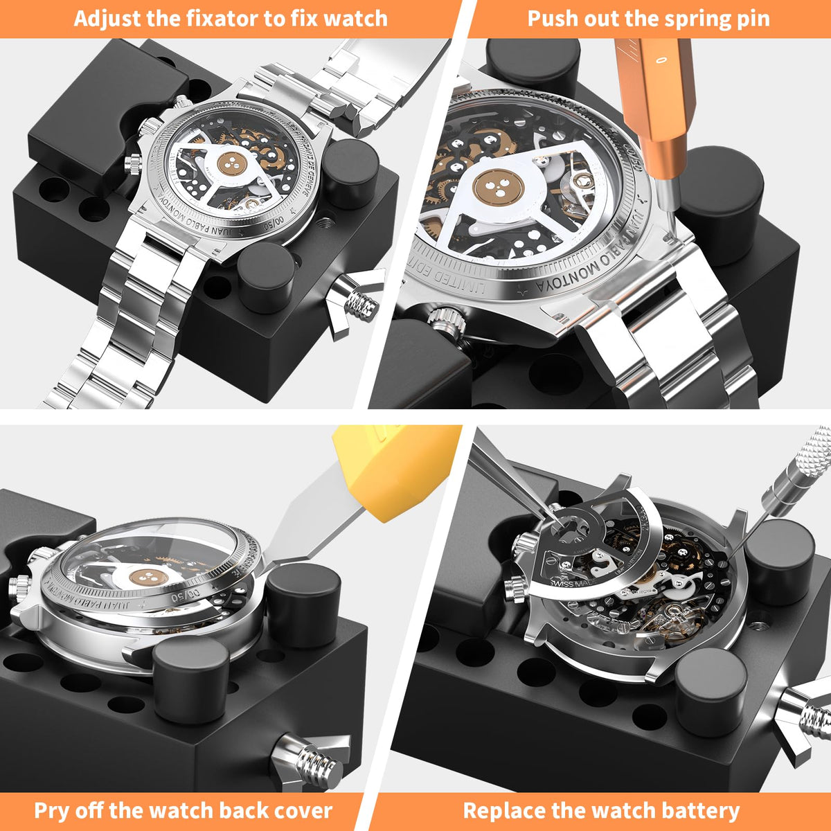 byniiur watch repair kit clip and build detail | Smaronics
