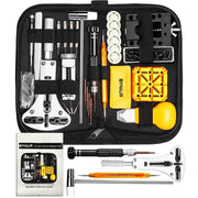 BYNIIUR Watch Repair Kit with 155 PCS Tools front angle | Smaronics