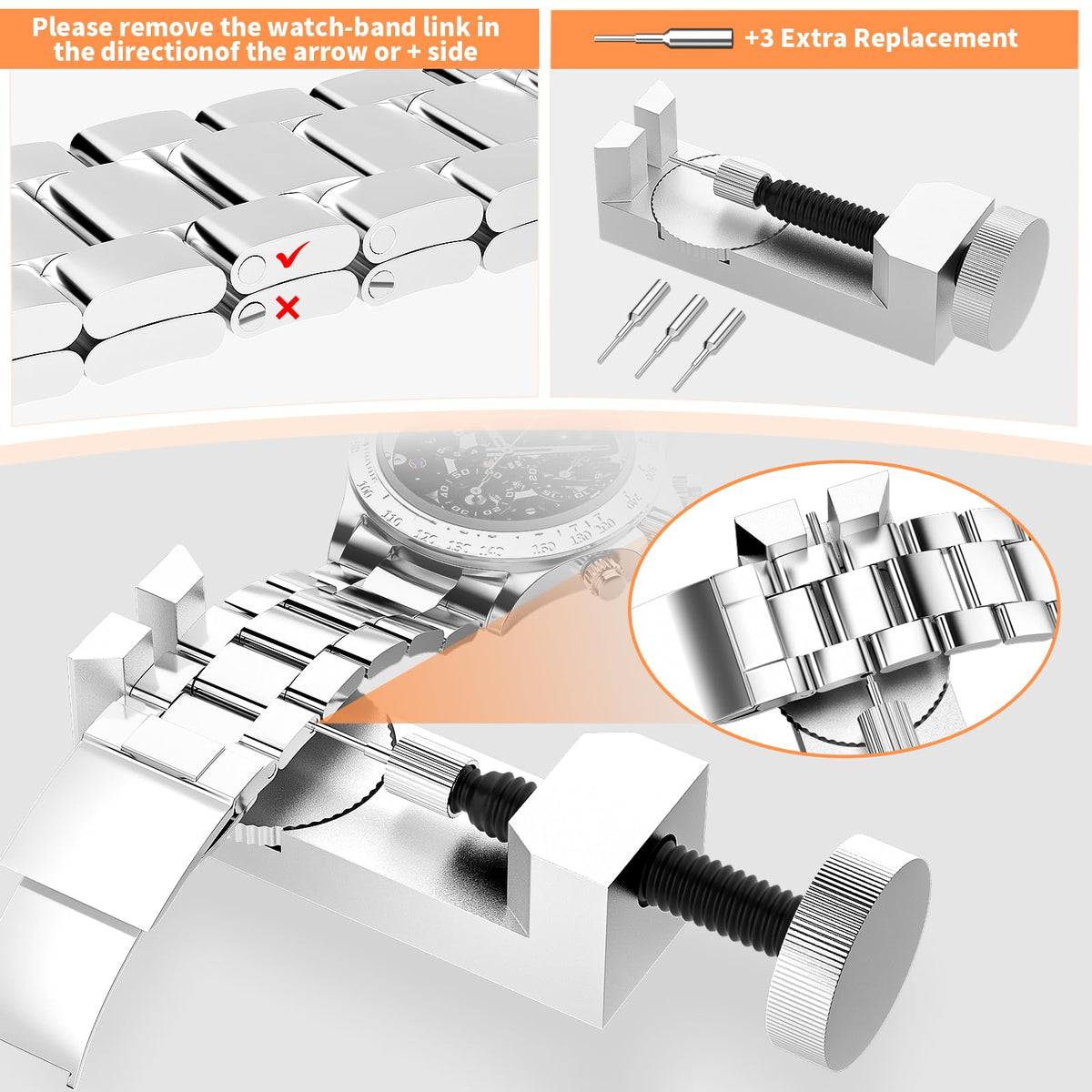 BYNIIUR Watch Repair Kit with 155 PCS Tools side profile | Smaronics