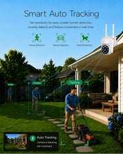 camcamp bc1110 outdoor wifi security camera feature close up view | Sm