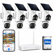 Camcamp Solar Security Cameras front angle | Smaronics