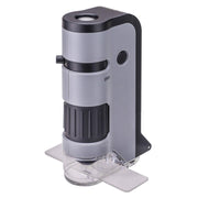 carson microflip 100x 250x led uv pocket microscope package contents v