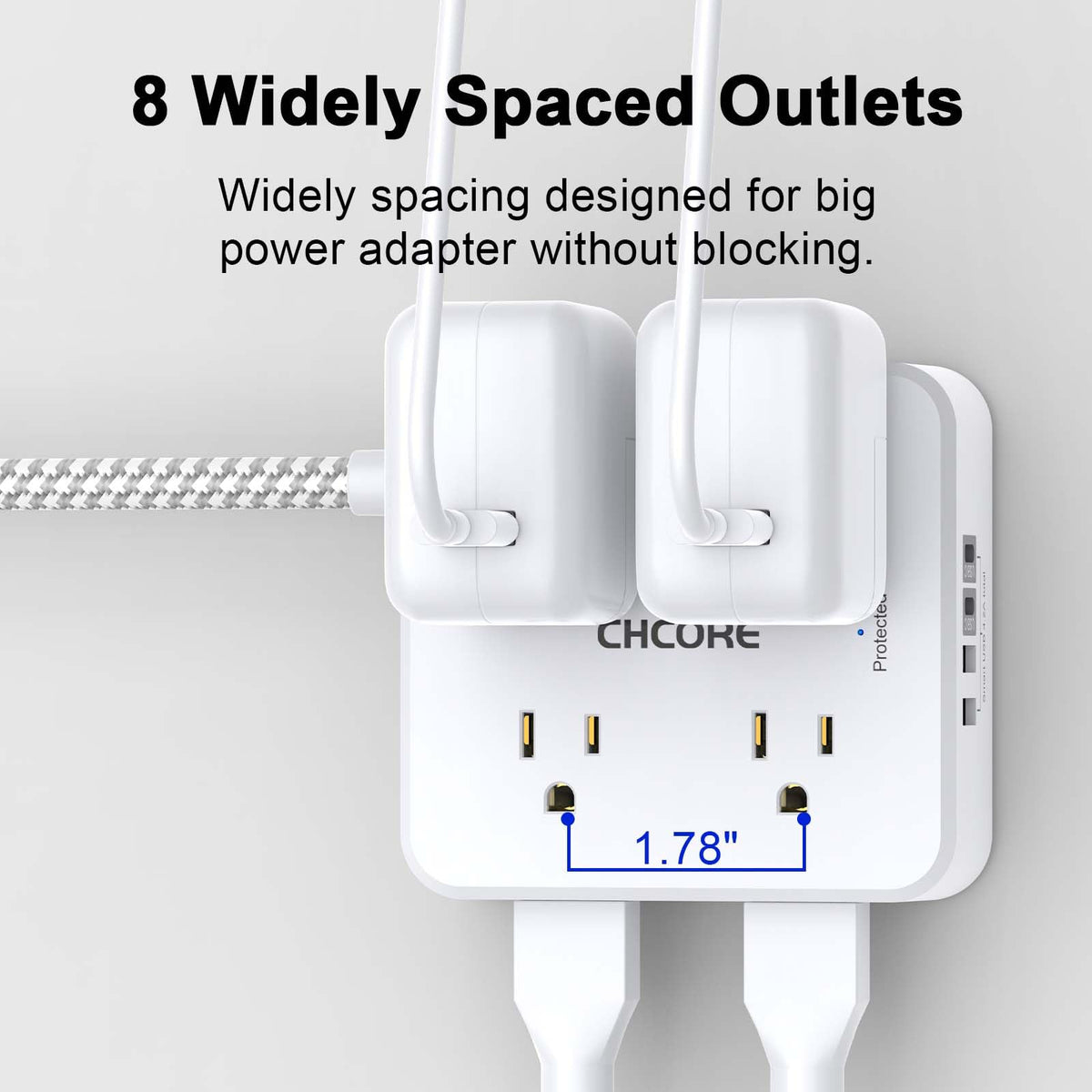 CHCORE Surge Protector Power Strip image 4