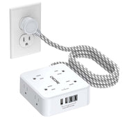 CHCORE Surge Protector Power Strip front angle | Smaronics