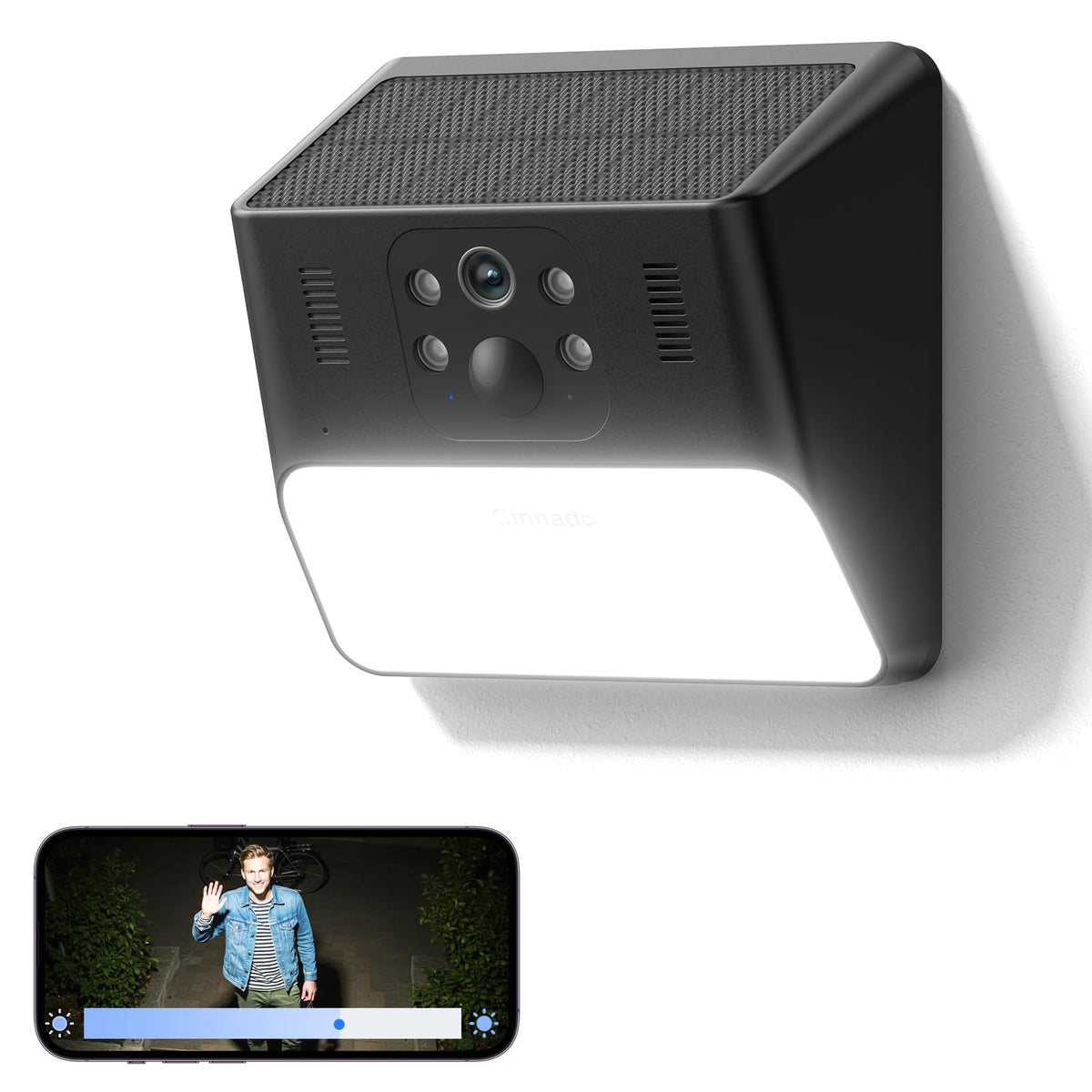 cinnado outdoor camera front angle product view | Smaronics