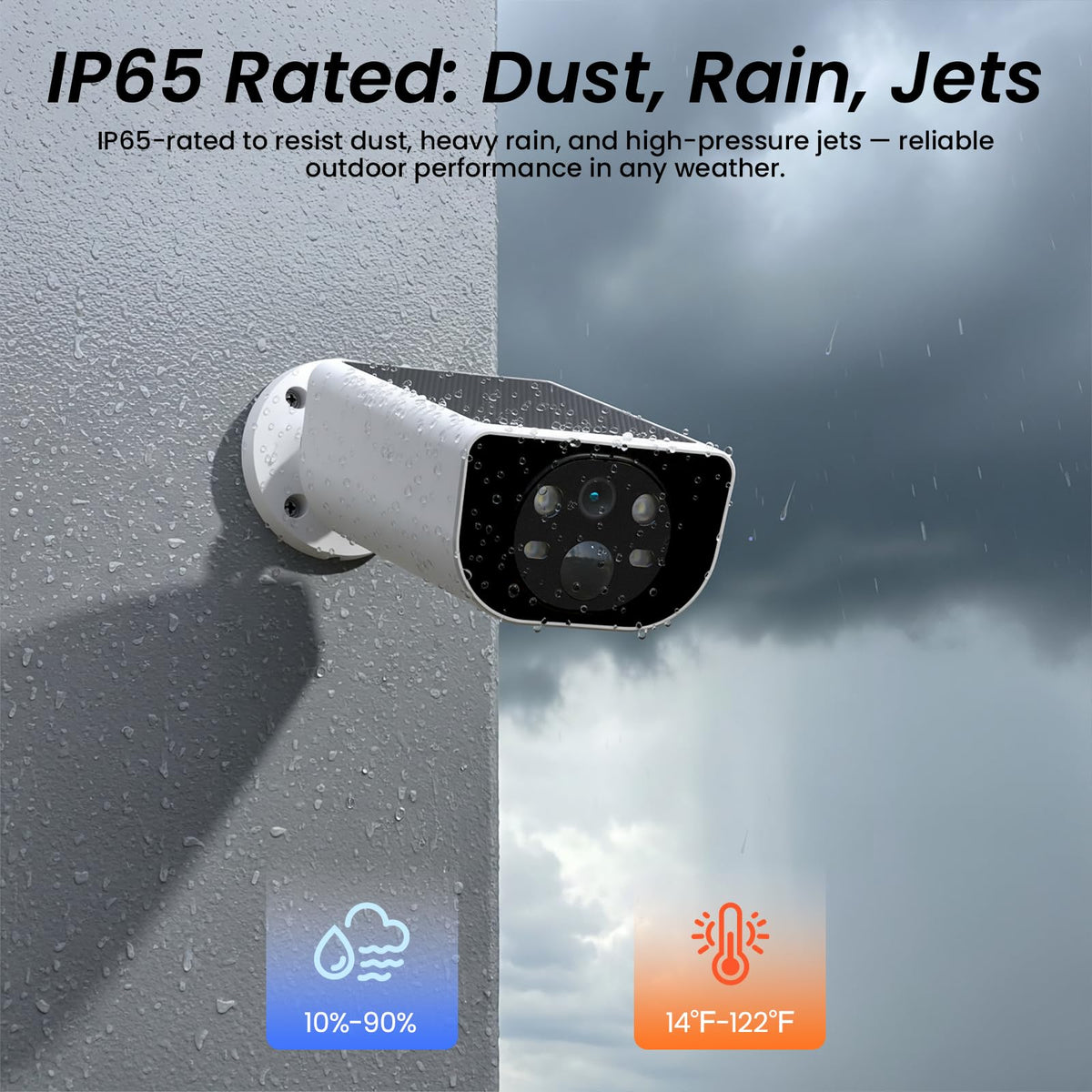 Cinnado Security Cameras Wireless Outdoor Integrated Solar Panel image 9