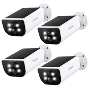 cinnado security cameras wireless outdoor integrated solar panel front