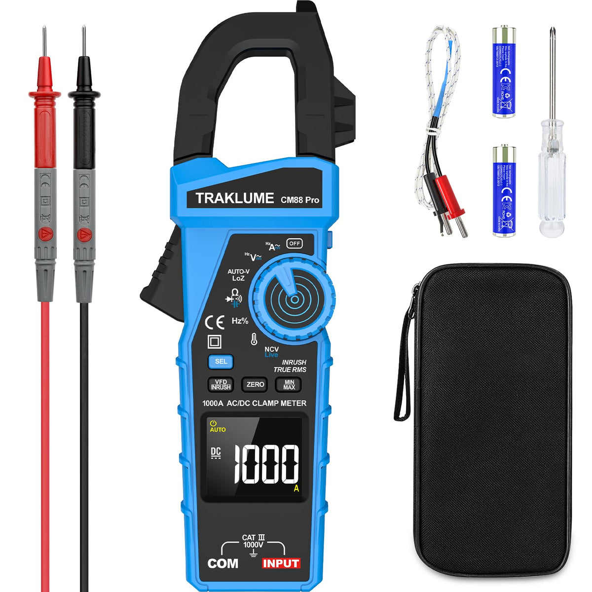 Clamp Meter Multimeter 600A AC/DC image 10