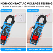 Clamp Meter Multimeter 600A AC/DC clip and build detail | Smaronics